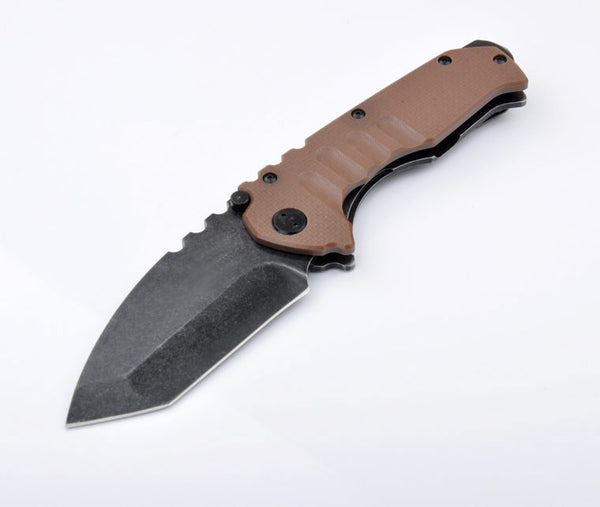 Medford Praetorian Folding Knife Clone | Black |Desert | All Steel | Limited U.S. Supply