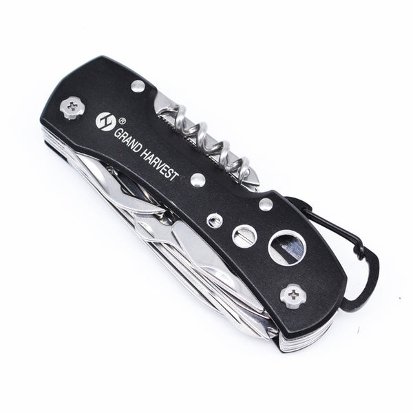 Swiss Style Army Pocket Knife | 14 multi function pocket knife | EDC, Outdoor, Rescue and Survival - Qatalyst