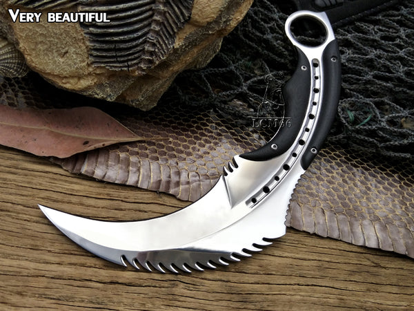 Fixed Blade Karambit | Outdoor, camping, survival, hunting, self defense, tactical knife - Qatalyst