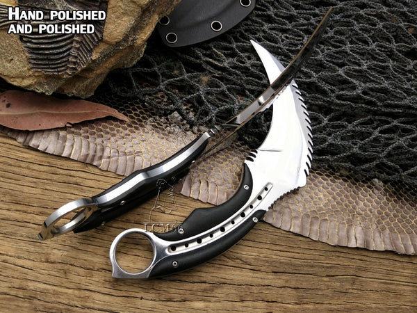 Fixed Blade Karambit | Outdoor, camping, survival, hunting, self defense, tactical knife - Qatalyst
