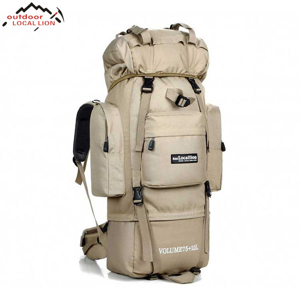 Big 85L Waterproof Backpack | Outdoor, Travel, Military, Climbing, Hiking, Camping | Molle Tactical Bag - Qatalyst