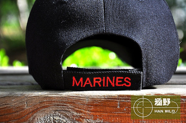 U.S.M.C. Logo Embroidered Baseball Cap | U.S. Marine Corp - Qatalyst