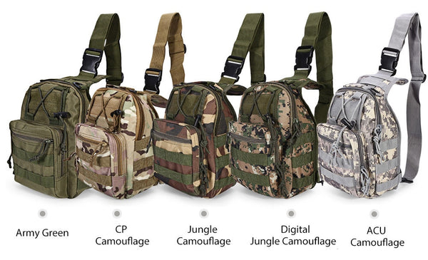 Military Shoulder Backpack | Camping | Travel | Hiking | 9 Colors