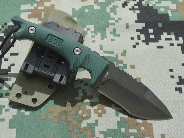 Dwaine Carrillo 008 Clone | Fixed Blade Tactical Knife | Kydex Sheath